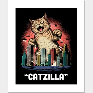 Kaiju Kitty Posters and Art